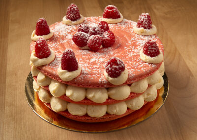 Macaron Géant à la Framboise